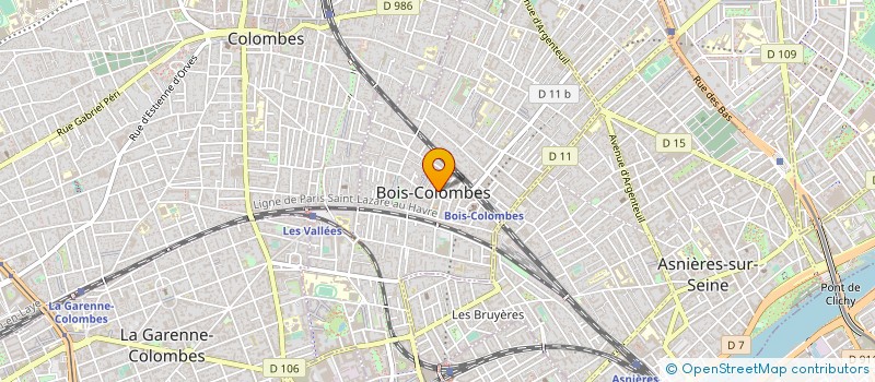 localisation de l'entreprise SYND COPRO 12 PL REPUBLIQUE à BOIS-COLOMBES