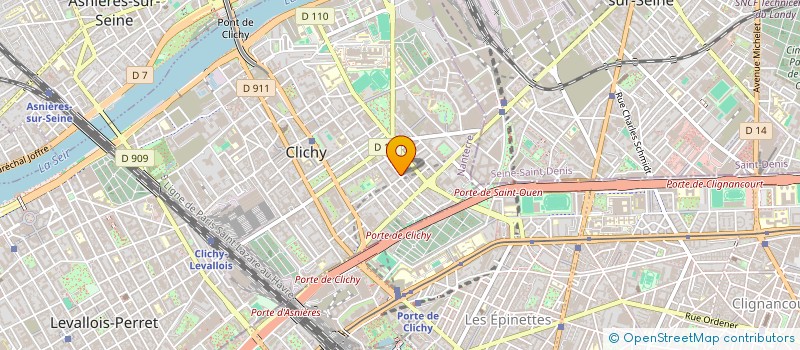 localisation de l'entreprise SYND COPRO 12 R D'ALSACE à CLICHY