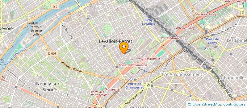 localisation de l'entreprise SYND COPRO 12 R TREBOIS à LEVALLOIS-PERRET