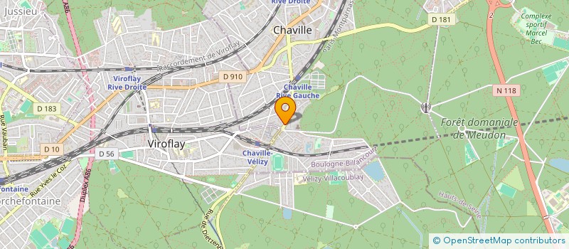 localisation de l'entreprise SYND COPRO 12 RUE DE JOUY à CHAVILLE