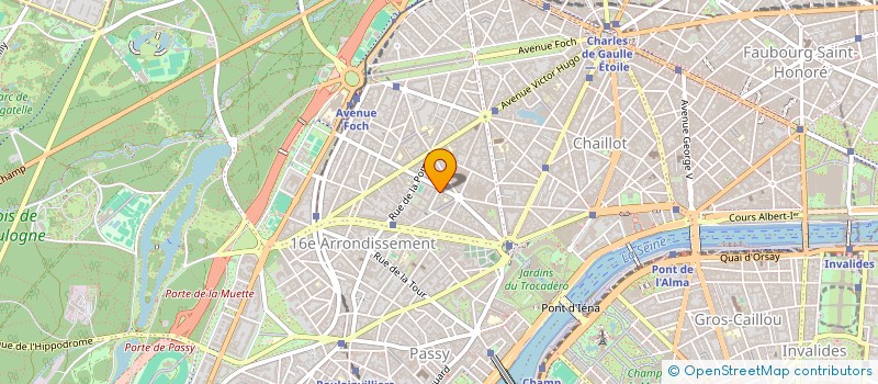 localisation de l'entreprise SYND*COPRO 12 RUE HERRAN PARIS 16  PARIS