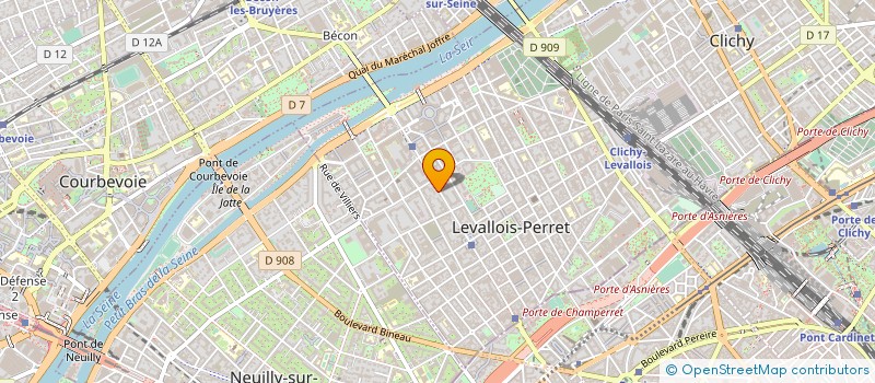 localisation de l'entreprise SYND COPRO 121 R ANATOLE FRANCE à LEVALLOIS-PERRET