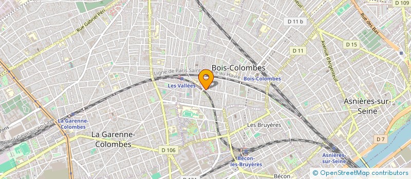 localisation de l'entreprise SYND COPRO 123 R JEAN JAURES à BOIS-COLOMBES