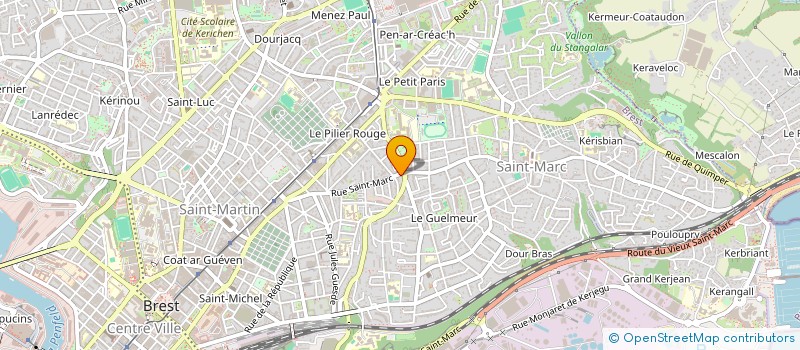localisation de l'entreprise SYND COPRO 123 RUE SAINT MARC à BREST