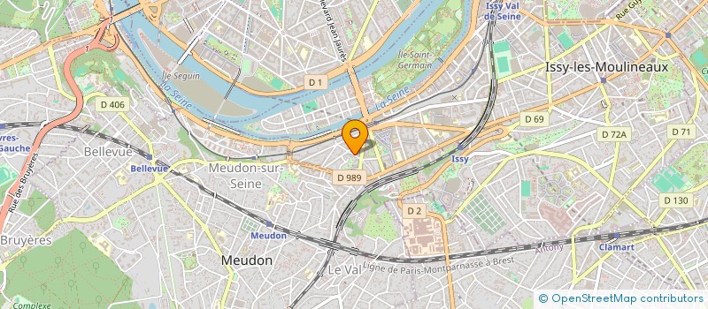 localisation de l'entreprise SYND COPRO 13 15 RUE DU VIADUC à ISSY-LES-MOULINEAUX