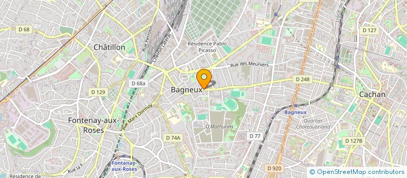 localisation de l'entreprise SYND COPRO 13 AV ALBERT PETIT à BAGNEUX