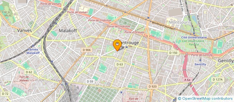 localisation de l'entreprise SYND COPRO 13 PL DES ETATS UNIS  MONTROUGE