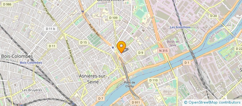 localisation de l'entreprise SYND COPRO 13 R HELOISE MICHAUD à GENNEVILLIERS