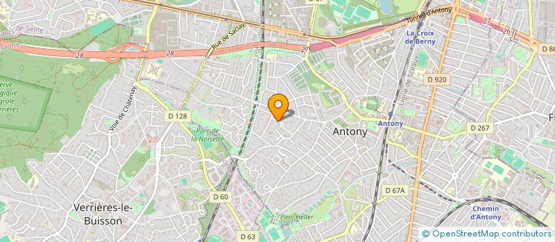 localisation de l'entreprise SYND COPRO 13 R JULIEN PERIN à ANTONY