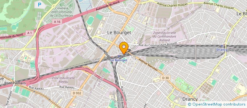 localisation de l'entreprise SYND COPRO 13 RUE ETIENNE DOLET à LE BOURGET