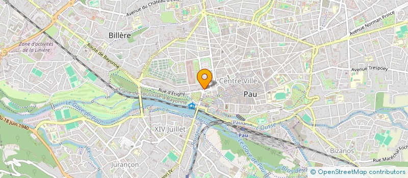 localisation de l'entreprise SYND COPRO 13 RUE MARCA à PAU