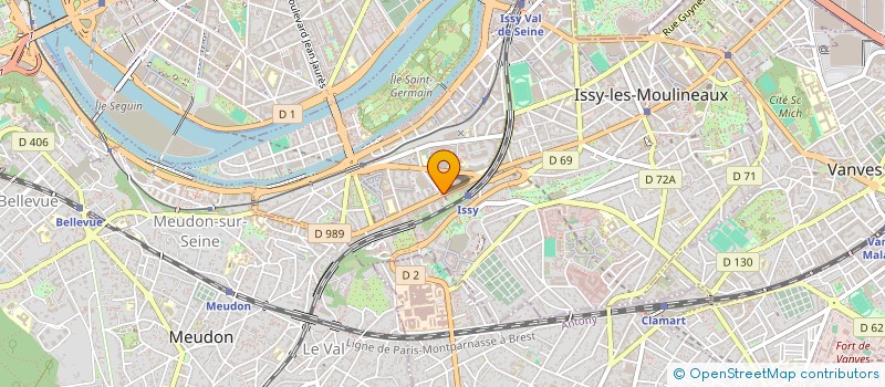 localisation de l'entreprise SYND COPRO 132 AV DE VERDUN à ISSY-LES-MOULINEAUX