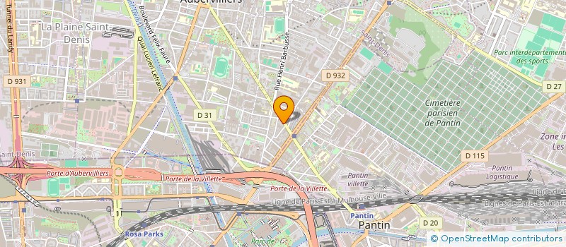 localisation de l'entreprise SYND COPRO 132 AV REPUBLIQUE  AUBERVILLIERS