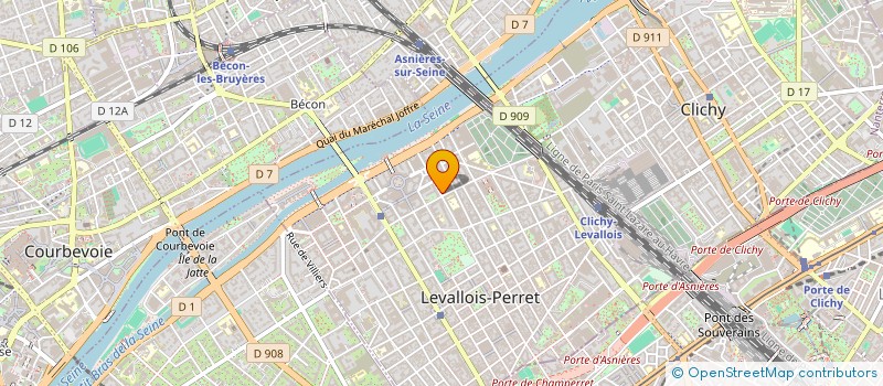 localisation de l'entreprise SYND COPRO 132 R PDT WILSON à LEVALLOIS PERRET