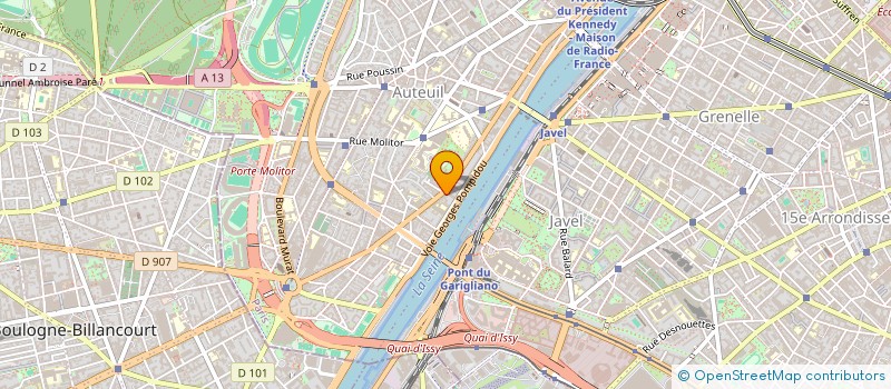 localisation de l'entreprise SYND COPRO 133 AV VERSAILLES  PARIS