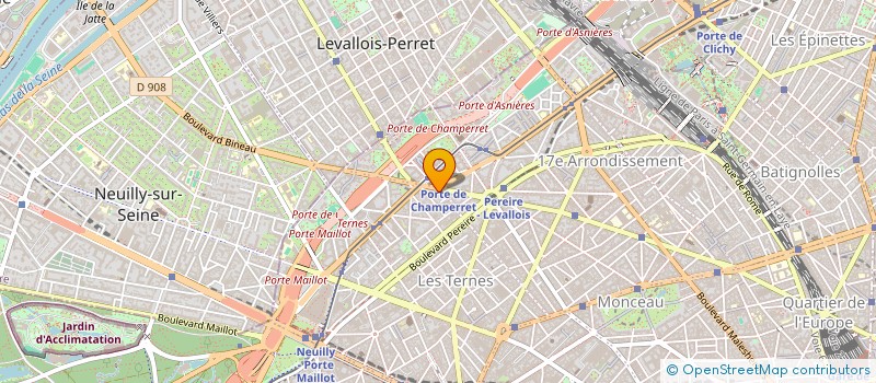 localisation de l'entreprise SYND COPRO 135 AV DE VILLIERS 75017  PARIS