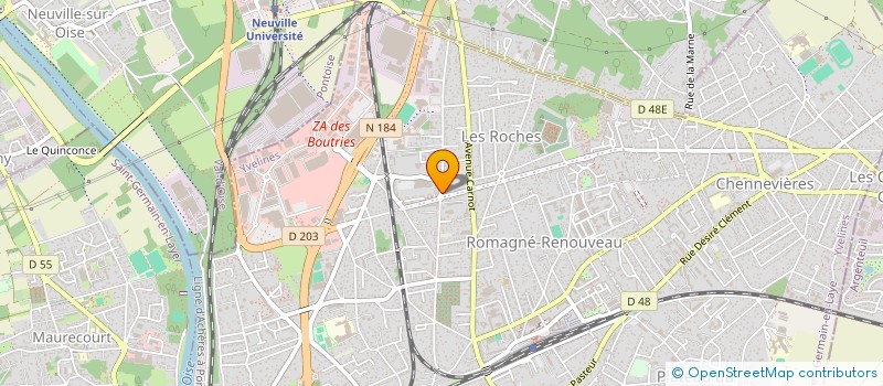 localisation de l'entreprise SYND COPRO 136 A 138 R ARISTIDE BRIAND  CONFLANS-SAINTE-HONORINE