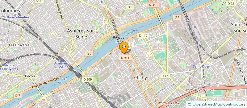 localisation de l'entreprise SYND COPRO 136 AV JEAN JAURES à CLICHY