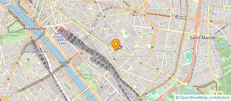 localisation de l'entreprise SYND COPRO 138 AV DAUMESNIL PARIS 12  PARIS