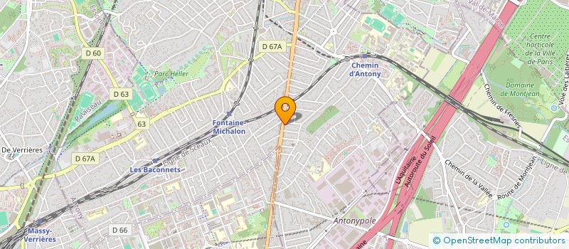 localisation de l'entreprise SYND COPRO 139 AV DE LA DIVISION LECLERC à ANTONY