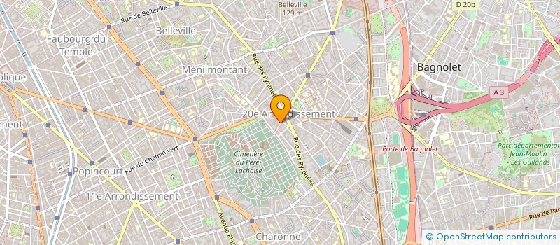 localisation de l'entreprise SYND COPRO 13B AV PERE LACHAISE  PARIS