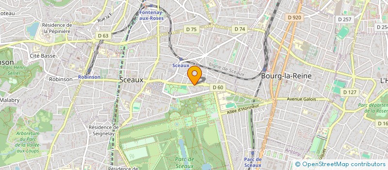 localisation de l'entreprise SYND COPRO 14 A 16 BD COLBERT à SCEAUX