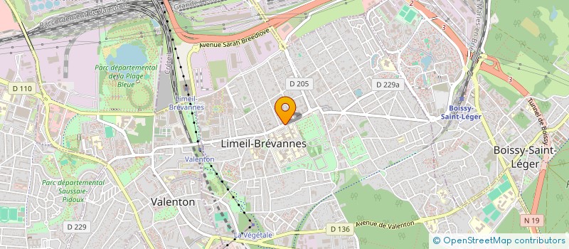 localisation de l'entreprise SYND COPRO 14 BIS AVENUE DE VERDUN  LIMEIL-BREVANNES