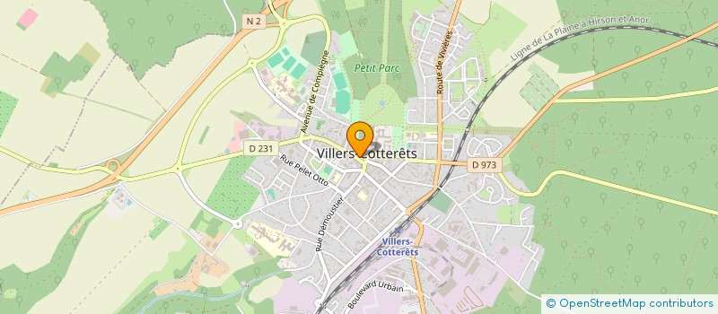 localisation de l'entreprise SYND COPRO 14 PL DU DR MOUFLIER à VILLERS-COTTERETS