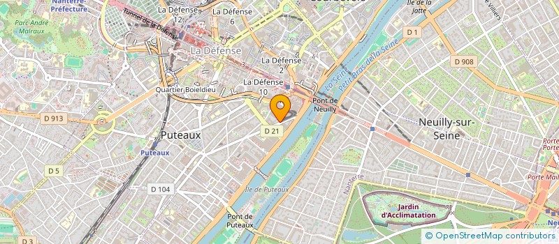 localisation de l'entreprise SYND COPRO 14 R JEAN JAURES  PUTEAUX