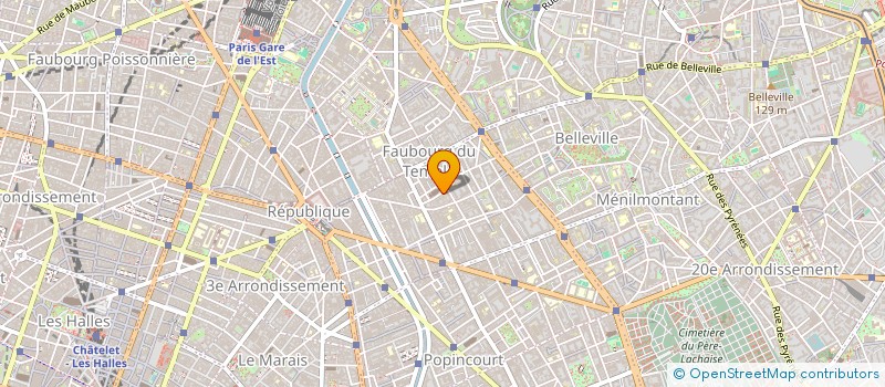 localisation de l'entreprise SYND COPRO 14 RUE DEGUERRY  PARIS