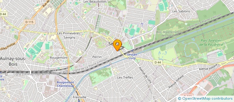 localisation de l'entreprise SYND COPRO 14 RUE SAMPAIX à SEVRAN