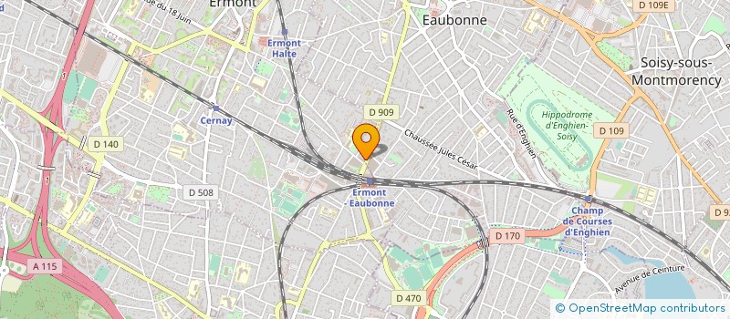 localisation de l'entreprise SYND COPRO 142 176 R GAL LECLERC ERMONT  ERMONT