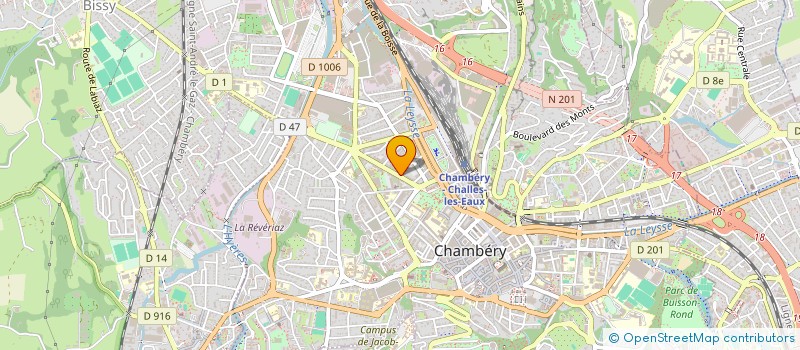 localisation de l'entreprise SYND COPRO 148 AV COMTE VERT  CHAMBERY