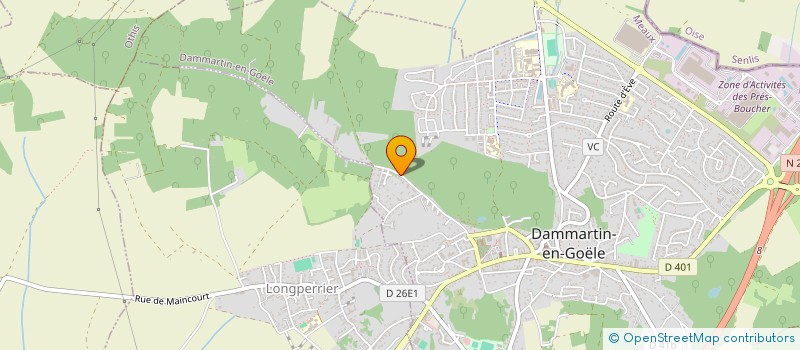 localisation de l'entreprise SYND COPRO 149B AV GENERAL DE GAULLE  DAMMARTIN-EN-GOELE