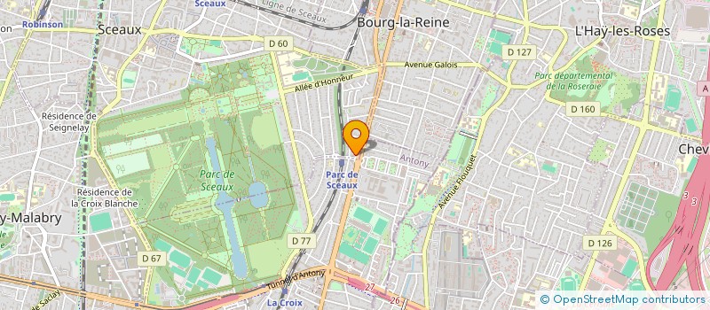 localisation de l'entreprise SYND COPRO 15 A 17 AV DU MAINE  SCEAUX