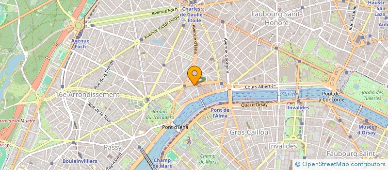 localisation de l'entreprise SYND COPRO 15 AV DU PDT WILSON  PARIS