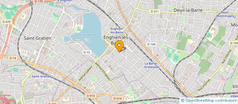 localisation de l'entreprise SYND COPRO 15 BD COTTE  ENGHIEN-LES-BAINS