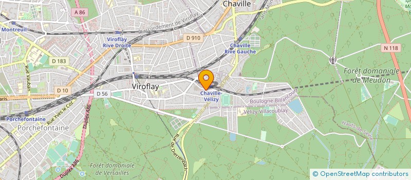 localisation de l'entreprise SYND COPRO 15 R ARTHUR PETIT à VIROFLAY