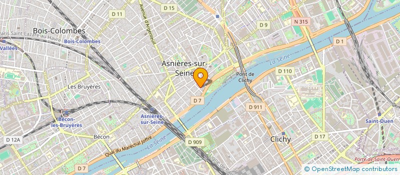 localisation de l'entreprise SYND COPRO 15 RUE BARREAU  ASNIERES-SUR-SEINE