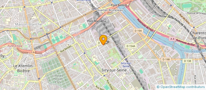 localisation de l'entreprise SYND COPRO 15 RUE CHRISTOPHE COLOMB à IVRY-SUR-SEINE