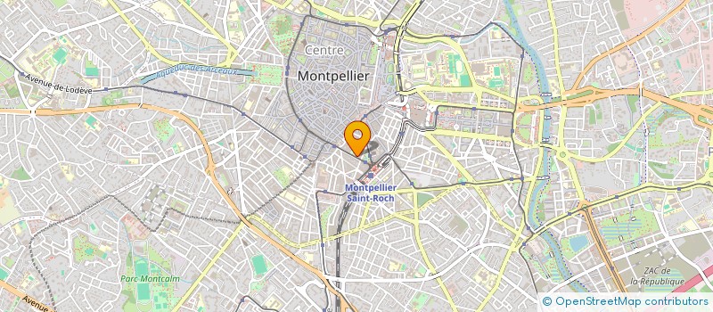 localisation de l'entreprise SYND COPRO 15 RUE DE LA REPUBLIQUE à MONTPELLIER