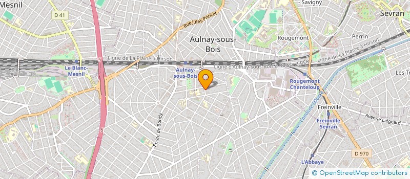 localisation de l'entreprise SYND COPRO 15 RUE DES ECOLES à AULNAY-SOUS-BOIS