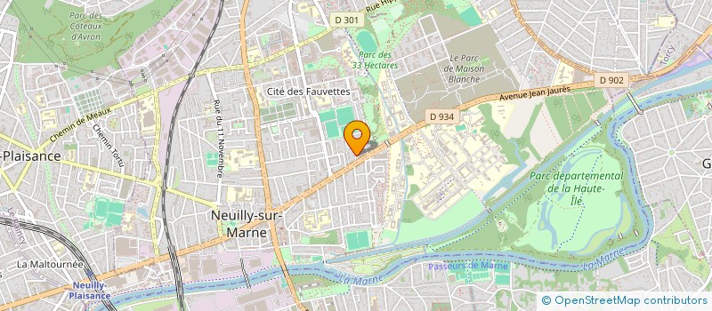 localisation de l'entreprise SYND COPRO 153 AV DU GAL LECLERC à NEUILLY-SUR-MARNE