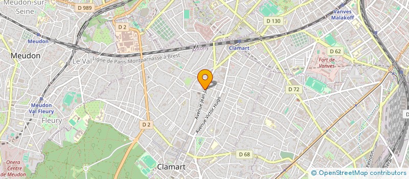 localisation de l'entreprise SYND COPRO 157 B AV JEAN JAURES à CLAMART