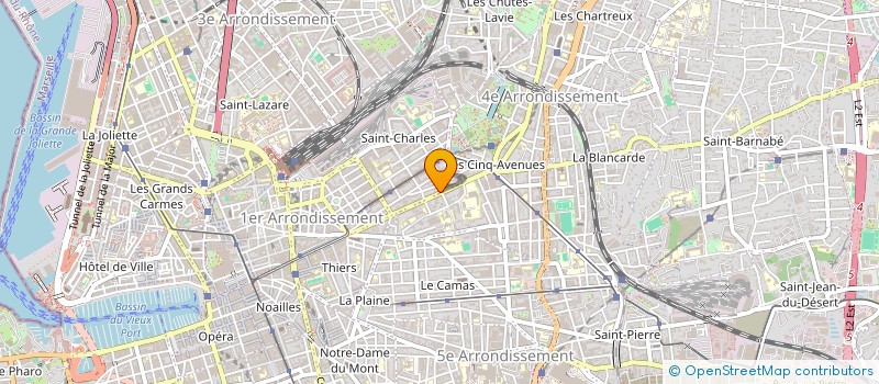 localisation de l'entreprise SYND COPRO 159 BD LIBERATION à MARSEILLE