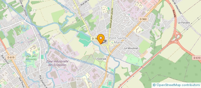 localisation de l'entreprise SYND COPRO 15B RUE PASTEUR  PONT SAINTE MARIE