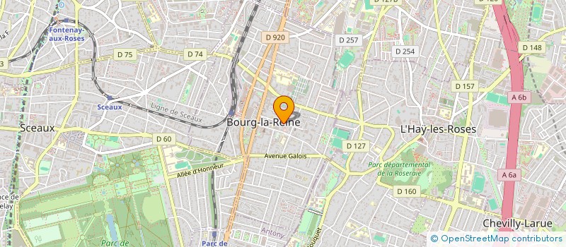 localisation de l'entreprise SYND COPRO 16-18 RUE RAVON à BOURG-LA-REINE