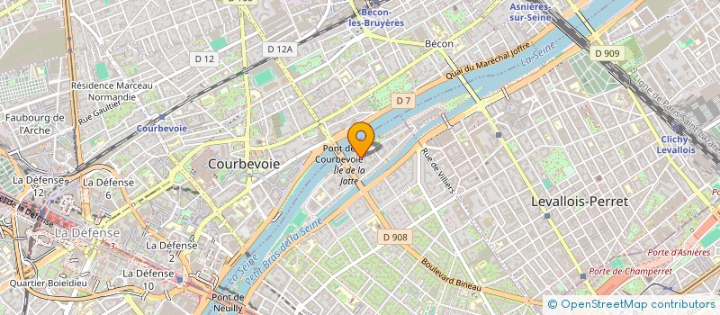 localisation de l'entreprise SYND COPRO 16 A 22 BD VITAL BOUHOT à NEUILLY-SUR-SEINE