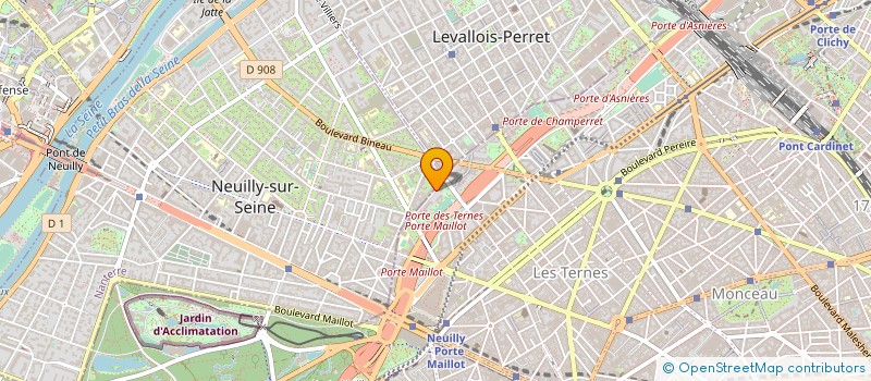 localisation de l'entreprise SYND COPRO 16 R CINO DEL DUCA à NEUILLY-SUR-SEINE