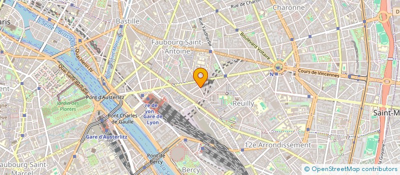 localisation de l'entreprise SYND COPRO 16 R CROZATIER 75112  PARIS